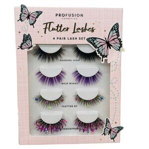 Profusion Cosmetics Profusion Cosmetics Flutter Lashes 4 Pair Lash Set